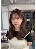 トレンド前髪/ウェーブ巻き
