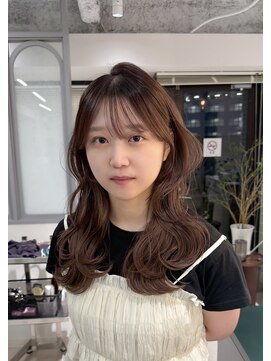 ナンバー アンフィール 渋谷(N° anfeel) トレンド前髪/ウェーブ巻き