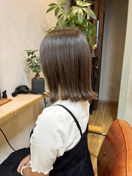 ランプヘアーデザイン(LAMP HAIR DESIGN) 【大森 智博】切りっぱなし/ミディアム/ロブ