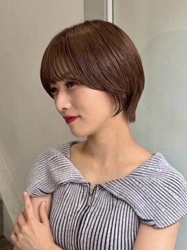 クロト(Clotho) ショートカット/髪質改善縮毛矯正白髪ぼかしレイヤーカラーボブ