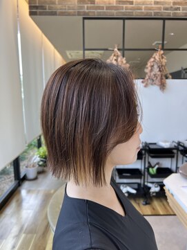 ジュール アヴェダ(Jour AVEDA) ボブ ショートヘア 外ハネ