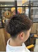 men's束感フェードカット