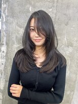 キング 梅田店(K!ng) 韓国オルチャンレイヤーカット透明感カラー顔まわり前髪カット