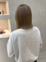 ヴィサージュアクト(VISAGE a.c.t)&nbsp;ミルクティーベージュ切りっぱなしボブ