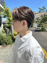 BRIDGE HAIR センターパート 刈り上げ