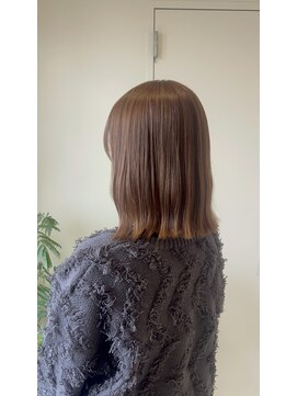 マカナワークス(makana works) ぱつっとボブ、オリーブベージュ