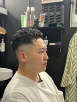 ファヴォ(FAVO)&nbsp;オールバックパーマ