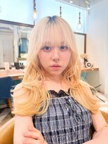 ロンドアベニール 北千住(Lond avenir)&nbsp;ミルクティーベージュ/レイヤーボブ韓国巻き顔周りカット/北千住