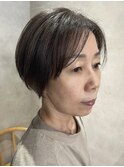 ミルクティーブロンド/ダークブルー/デジタルパーマ/鶴ヶ峰MH52