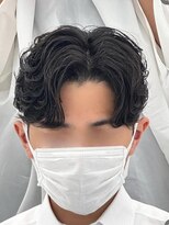 メンズヘアセンス 渋谷(MEN'S HAIR SENSE)&nbsp;ニュアンスパーマ/センターパート/メンズ/眉毛/フェザーパーマ