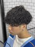 カット＋波巻きスパイラルパーマ￥13000