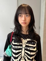 ローエ バイ デコ(Rohe by DECO)&nbsp;【廣川】透明感グレーブラック/ハッシュカット/レイヤーカット