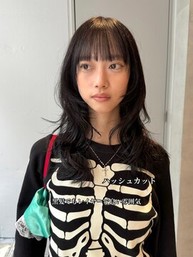 ローエ バイ デコ(Rohe by DECO) 【廣川】透明感グレーブラック/ハッシュカット/レイヤーカット