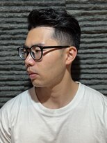 ヘアモード キクチ 銀座店 大人短髪 シチサン ナチュラルパーマ<理容室><バーバー>