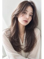 ラベスト キョウト 京都 四条烏丸店(LOVEST KYOTO)&nbsp;透け感ブラウン×大人ロングレイヤー