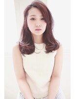 ラフィス ヘアーフラム 難波戎橋2号店(La fith hair flamme)&nbsp;【La fith】 ワンカールセミディスタイル