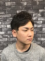 バーバーサロン ヘアージェニック(BarBer Salon Hair Genic) Genic 2ブロックパーマスタイル