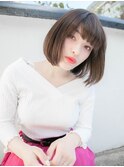 ブラウンアッシュで大人女子
