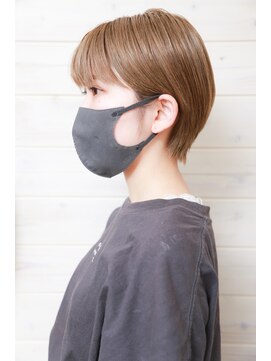 オーシャン(Ocean) ［OCEAN　Hair&Life]マッシュヘア☆ブルーグレージュ☆