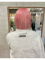 シィーム(cime) ピンクカラー ブリーチカラー ダブルカラーピンク