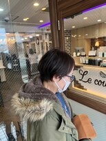 ロク 白楽(rocu)&nbsp;前髪/マチルダボブ/ピンクベージュインナー/グレージュ[白楽駅]