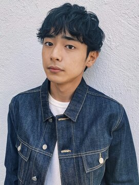 アンドレイ 表参道(andrey) 【ANDREY】アッシュブラック/ハイライト/マッシュパーマ/ウルフ