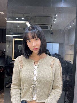 ロンドソレイユ 池袋(Lond soleil) ボブ/前髪カット/レイヤーカット×ケアブリーチ/デザインカラー