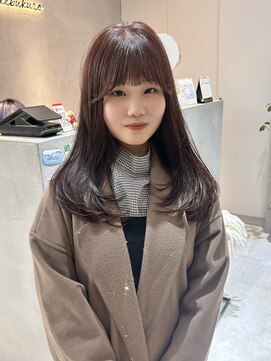 サンド 池袋(sand) 韓国風ヘア/レイヤーカット/暖色カラー/顔周りカット