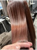 暖色カラーで艶髪に！30代40代