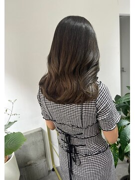 2195ヘアー 世田谷代田(2195hair) 韓国風巻き/くすみべージュ/大人/髪質改善/顔周り/