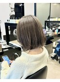 外ハネボブ 20代30代40代ヘア 小顔 大阪ボブ 梅田