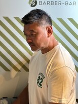 バーバーバー アカバネ(BARBER-BAR AKABANE)&nbsp;大人の男のベリーショート ツーブロック/フェード#3