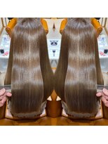 ジーナ 船橋(Zina)&nbsp;髪質改善＊ロングレイヤーグレーベージュ＊美髪【Zina船橋】