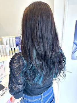 ケーアンドケー(K&K) ◆インナーカラー◆エメラルドグリーン