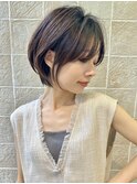 大人ショートヘア　ショートボブ　丸みショート　30代40代50代