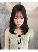 レイヤーカット/暗髪/韓国/広島/袋町