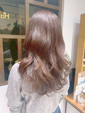 ヘアリゾート粋 リマ 銀座店(lima) 透明感ナチュラルブラウン/カールスタイル