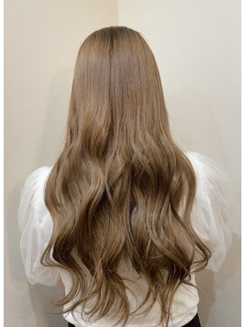 アルベリー ヘアーアンドスパ 浜松上島店(ALBELY hair&spa) ブリーチONカラー、アッシュブラウン
