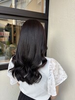 ヌックヘアー(nook hair)&nbsp;グローアイリス透明感ヘアカラー暗髪艶カラー韓国