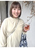 ショートボブハイライトレイヤーカットヘアセット髪質改善天文館