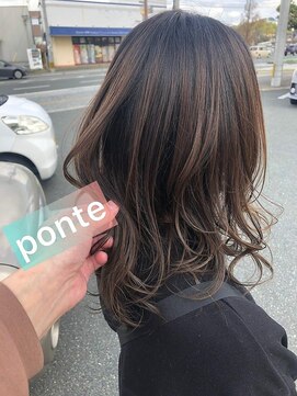 ポンテ 香椎店(ponte) 髪質改善カラー