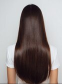 ナチュラルブラウンで魅せる艶感ストレートロング/松戸/五香