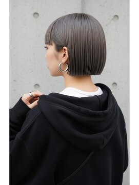 フルショウ 苦楽園店(FURUSHO) ヘイリーボブ/ミニマルボブ/ココアグレージュ/シルバーべ-ジュ