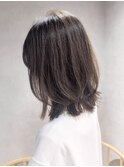 クラゲヘアー/小顔に見せるヘア/ココアベージュ/鶴ヶ峰HK115