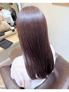 ピンクブラウンカラー