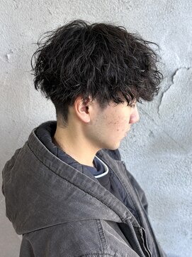 ニアウ 高崎店(Niau) MEN’S HAIR/サーフカール/刈り上げセンターパート/群馬高崎