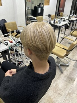 アジールヘア 所沢プロペ通り店(agir hair) ミルクティーカラー