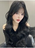 韓国風レイヤーカット/ロングヘア