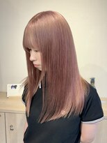 テトラ バイ ネオリーブ 横浜西口店(tetra by neolive)&nbsp;ピンクベージュ　ハイトーン　ケアブリーチ　ロング 横浜★