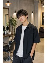 MEN's Baguz MEN'Sカット/ MEN'Sパーマ/ MEN'Sカラー 無造作スパイラル韓国風メンズマッシュ